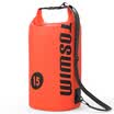 TOSWIM swimming bag wet&dry separation outdoor swimming bag waterproof bag beach bag storage bag orange black standard