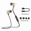 Hongsund HB801 Magnetic Wireless Earphones Sport Running Bluetooth Headsets with Mic Stereo Headphones For iPhone Xiaomi Android