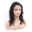 Short Wavy Human Hair Wigs Peruvian 130 Density Natural Color Pre Plucked Human Hair Wigs With baby Hair