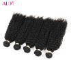 Alot product Malaysian Hair Kinky Curly Weave weft 5 pcs a lot