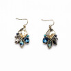 Elegant Colorful Crystal Earrings Womens Small Earrings