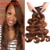 3PCS Lot Brazilian Virgin Hair Body Wave 100 Human Hair Body Wave Color 4 2 Brazilian Hair Weave Bundles