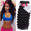 Brazilian Deep Wave Hair 100 Human Hair Brazilian Virgin Hair Deep Wave 3 Bundles 8-24 Brazilian Virgin Hair Free Shipping