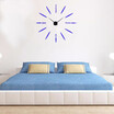 3D Wall Clock Frameless Modern Mirror Metal Large Wall Stickers Clocks Wall Watches Room Home Decorations