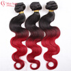 1b27 Blonde Ombre Brazilian Hair Weave Bundles 8A Ombre Brazilian Body Wave 3pcs Ombre Human Hair Tissage Bresilienne