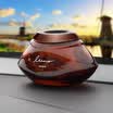 CARMATE dew zeolite air outlet aromatherapy car with air outlet perfume decoration pendants jasmine star black