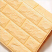 Colomac PVC 3D embossed brick thickened modern pattern wall sticker self-adhesive bedroom living room waterproof wallpaper