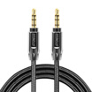 STONEGO 35mm Auxiliary Audio Cable Male to Male Stereo AUX Cable Zinc Alloy Polished Metal Connectors Nylon Braided Cord