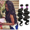 Brazilian Body Wave Virgin Hair Wefts 3pcs 100gpcs Brazilian Human Hair Extensions 7A cheap 100 brazilian virgin human hair