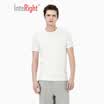 INTERIGHT bottoming shirt male modal cotton round neck short sleeve bottoming shirt white L