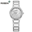 ROSDN Brand Luxury Women Watches Ladies Ceramic Strap Watch Rose Gold Bracelet Wrist Watch Shell Dial Dress Watch Gift