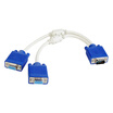 Viva Kappa 004 vga one point two line cable computer vga high-definition screen splitter vga1 points 2 splitter crossover line into two out of the cable