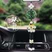 Molong car pendant car accessories car rearview mirror car hanging safe car pendant pendant double-sided safety