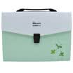 SUNWOOD A412 grid flower series portable organ bagoffice file package EX4336 green