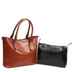 Womens handbags vintage leather briefcase Shoulder Bags