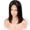 Cheap Straight Human Hair Bob Lace Front Wigs with Baby Hair Brazilian Remy Hair Short Hair Wig 8-14inch Ship Free