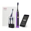 Hapee electric toothbrush five cleaning modes adult rechargeable sonic vibration toothbrush glamour purple