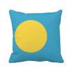 Palau National Flag Oceania Country Symbol Square Throw Pillow Insert Cushion Cover Home Sofa Decor Gift