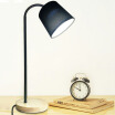 Wood Base Table Lamp With Reading For Bedroom Desk Floor Light Home Decor