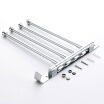 New Wall Mounted Stainless Steel Towel Holder Bathroom Kitchen Towel Rack with Hook design 4-Arm