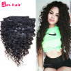 Clip In Human Hair Extensions Curly African American Clip In Hair Extensions Virgin Brazilian Clip In Hair For Black Womenn 100g