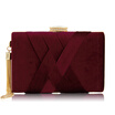 Milisente 2018 New Arrival Women Clutch Bag TOP Quality Suede Clutches Purses Ladies Fashion Tassel Evening Bags