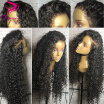 9A Pre Plucked Full Lace Human Hair Wigs With Baby Hair Brazilian Curly Lace Wigs Virgin Hair With Baby Hair