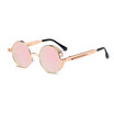 Round Metal Steampunk Sunglasses Men Women Fashion Glasses Brand Designer Unisex Retro Vintage Round Sunglasses UV400