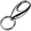 Authentic zobo car keychain copper chrome brushed brushed pick-up key ring car ornaments birthday gift ZB-911 silver