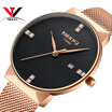 Watch Mesh Band Montre Homme NIBOSI Watch Men Luxury Brand Famous Men Watches Stainless Steel Silver Quartz Wristwatches For Male