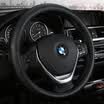 Chi Qin steering wheel cover leather cowhide way Guanlaoke Fox Yinglang Xuan Yi Fu Rui Si Qi Jun set BMW 5 Series Four Seasons 3D Sports Inlay Beige