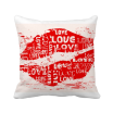 Valentines Day Keyword Love Kiss Square Throw Pillow Insert Cushion Cover Home Sofa Decor Gift