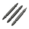 Takama cross word double head screwdriver set 10 piece set screwdriver head screwdriver head electric batch nozzle S2 with strong magnetic PH1PH2SL665mm 408560