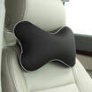Gigi GiGi car headrest GT-1329 bamboo charcoal memory cotton bones head car with neck pillow pillow pillow black