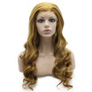 Iwona Synthetic Hair Lace Front Long Wavy Blonde Mix Brown Wig
