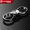 Huashi car key chain fingertip gyro decompression finger gyro pendant men&women waist hanging creative couple key ring key ring bright chrome