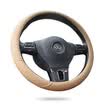 BOLISH Sagitar Golf 7 Mazda Detective Accord Haval h6 Buick Audi Four Seasons Universal Leather Steering Wheel Set BT02 Beige