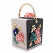 Milisente Flower Women Handbag Wedding Clutch Ladies Evening Bag Blue Handbags Day Clutches