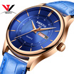 Relogio Masculino NIBOSI Mens Watches Top Luxury Watch Waterproof Fashion Sport Genuine Leather Erkek Kol Saat Mens Wristwatch