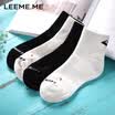 LEEMEME grain rice socks men&women sweat-absorbent breathable deodorant socks spring&summer sports&leisure cotton socks 4 pairs