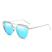 Cat eye sunglasses Best Hot Fashion Brand Sunglasses Colorful Women Glasses metal Cat Eye Sun Glassesfor Male Mirror Female