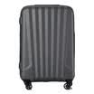 LATIT ABS Zippered Travel Trolley Trolley Case 24 &quotCaster GRAY GRAY