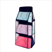 2pcs Fabric Foldable Underwear Storage Bag Double-sided Bag Non-woven Storage Bag Hanging Storage Storage Bag