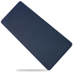 Should be cool EXCO waterproof leather mouse pad oversized desk pad large double-sided game pad charm blue Jingdong self-operated BAS1801-01