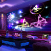 Custom 3D Photo Wallpaper Shining Meteor Butterfly KTV Bar Large Mural Wallpaper For Walls 3D Living Room Mural Home Decor Decal