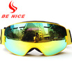 Benice New Design 4-15 years old Children skiing goggle Detachable Dual Layer Anti-Fog Double Lens Ski glasses Snow-4300