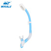 Whale Dry Snorkel with Comfortable Silicone Mouthpiece&Purge Valve for Snorkeling&Scuba Diving