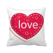 Valentines Day Pink Heart Love Dot Square Throw Pillow Insert Cushion Cover Home Sofa Decor Gift