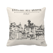 Italy Rome Country Sketch Landscape Square Throw Pillow Insert Cushion Cover Home Sofa Decor Gift