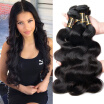 YAVIDA Hair Indian Virgin Hair Products 4 Bundles 7A Unprocessed Virgin Human Hair Weave Indian Body Wave Natural Hair Extension